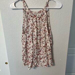 Old Navy Floral Camisole - Red and White
